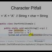 Java Introduction To Chars And Strings