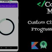 How To Implement Custom Circular Progress Bar In Android Studio Kotlin