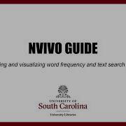 NVivo Identifying And Visualizing Word Frequency