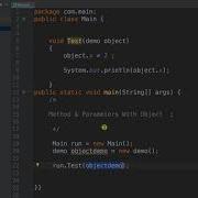 Pass Object To Method Java تمرير كائن للدالة جافا