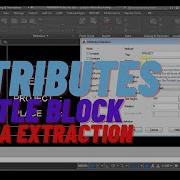 How To Create An Attribute Title Block Attribute Extraction Data In Autocad Joinery Counting