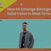 How To Change Background In Real Time Replace To Solid Color Using Pixellib Python And OpenCV
