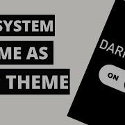 Set System Theme As App Theme Ionic Capacitor
