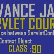 90 Whats Difference Between ServletConfig Obejct ServletContext Object Adv Java Servlet Tutorial