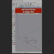 Join Lines Curves In Single Click In SketchUp Shorts Sketchup Sketchuptutorial Sketchuponline