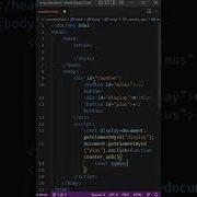 Counter HTML CSS JavaScript