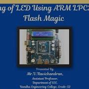 Flashing Of LED Using ARM LPC2148 Flash Magic