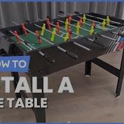 How To Install The 4 In 1 Multi Game Table With Pool Billiards UY10054 Costway Howto