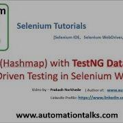 Selenium Video Hashmap With TestNG Dataprovider For Data Driven Testing In Selenium WebDriver