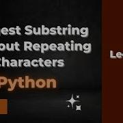 3 Longest Substring Without Repeating Characters LeetCode Python Tamil