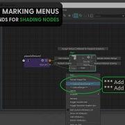 Create Custom Marking Menus In The Hypershade