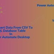 Bulk Insert CSV Data Into SQL Server Database Table In Power Automate Desktop