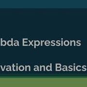 Lambda Expressions In Java 8 Tutorial Part 1 Motivation And Basics