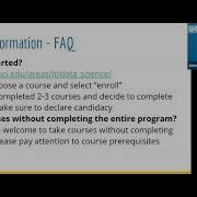 Data Science Program Information Session 2 11 21