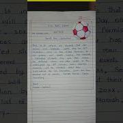 Notice Writing For Annual Sports Day Notice Writing English Handwriting Writing