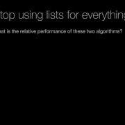 Pythonic Code Tip 1 Stop Using Lists For Everything
