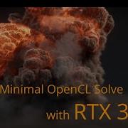Houdini Minimal OpenCL Solver Sparse Review With RTX3090