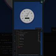 Modern Analog Digital Clock HTML CSS JavaScript Animation Web Dev Shorts
