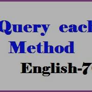 JQuery Each Method English 76 Vlr Training