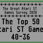 The Top 50 Atari ST Games Episode 3 40 36