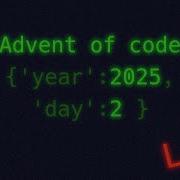 Live Advent Of Code 2025 Day 2