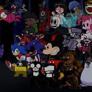 FNF Endless But Everyone Sings It Different Characters Sing It VS Sonic Exe