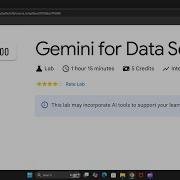 Gemini For Data Scientists Intermediate Lab