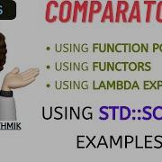 Comparators In C Sort Example Function Pointer Functors Lambda Expressions