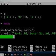 EP06 Python MPI4Py Data Broadcasting