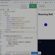 Bouncing A Ball Around With HTML5 And JavaScript Captioned