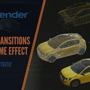Retro Futuristic Wireframe Transition Effect In Blender 2 8x With EEVEE Fastest And Non Destructive