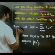Generating Function In Tamil Problem 1 Discrete Mathematics Unit 2
