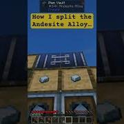 How I Split The Andesite Alloy Minecraft Create