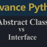 Difference Between Abstract Class And Interface In Python Hindi