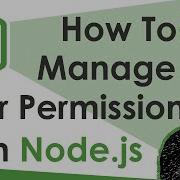 Как управлять ролями пользователей в Node Js