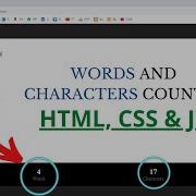 Word And Character Counter Website Using HTML CSS JAVASCRIPT Live Word Character Counter