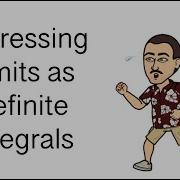 Expressing Limits As Definite Integrals Complete Example Explained