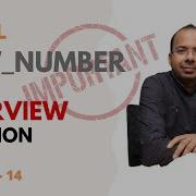 Row Number Function In MySQL Important SQL Interview Question