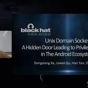 Unix Domain Socket A Hidden Door Leading To Privilege Escalation In The Android Ecosystem