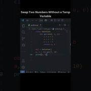 Swap Two Numbers Without A Temp Variable Python Coding