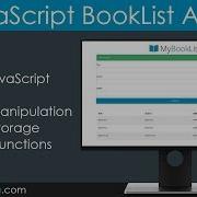 JavaScript BookList App No Frameworks