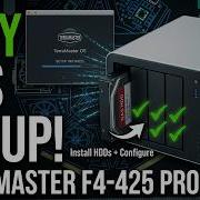 Terramaster F4 425 Pro Unboxing Initial Setup TNAS System Walk Through