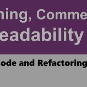 Clean Code And Refactoring 2 Naming Comments And Readability
