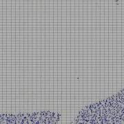 2D Fluid Simulation Mixing PIC And FLIP Methods By 20 And 80 In 2d Regular Grid