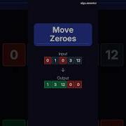Move Zeroes LeetCode 283 Two Pointer Technique Step By Step Leetcode Coding