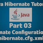 Hibernate Tutorial Part 3 Hibernate Configuration File Hibernate Cfg Xml