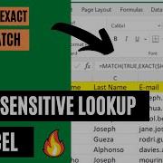 How To Perform A Case Sensitive Lookup In Excel Excel Lookup Formula