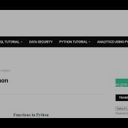 User Defined Functions In Python Part 1 Function Declaration And Function Call