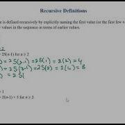Recursive Definitions
