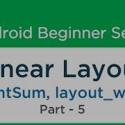 49 Android Tutorial Linear Layout 5 WeightSum And Layout Weight Make Your Android App 16